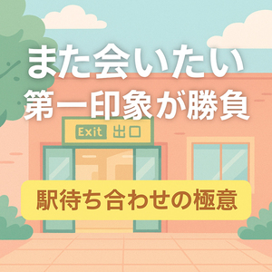 ◆たった数分で心を掴む！駅待ち合わせ×電話連絡の極意