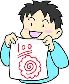 満足気な表情