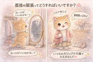 面接の服装ってどうすればいいですか？