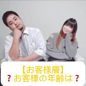 【お客様層】お客様の年齢は？？