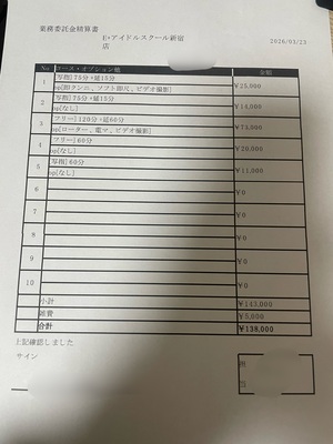 今日はとってもインパクトのある精算が出ました👏