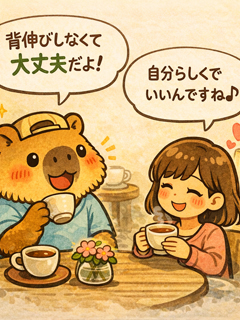 自然体のあなたが一番輝ける場所です