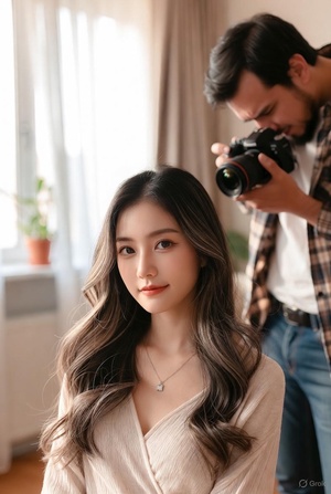 💙【女性からの質問】在籍写真はスタッフさんが撮影しているんですか？🤍