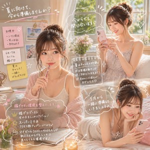 夏に向けて、今から準備しませんか？