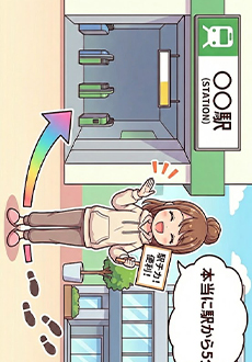 駅からお店までどのくらいの距離？