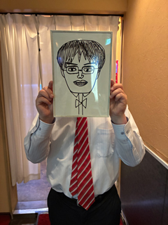 天才ゆりあ画伯の肖像画③