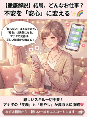【徹底解説】結局、どんなお仕事？不安を「安心」に変える✨🌈
