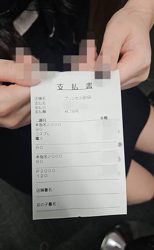 プリンセス入店3日目のRちゃんのお給料は？【3/19】
