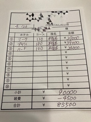 【4月26日￥106000】