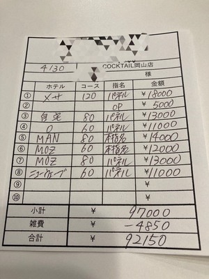 【4月30日￥92150】
