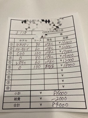 【3月18日￥84000】