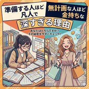 準備する人ほど凡人で無計画な人ほど金持ちな深すぎる理由