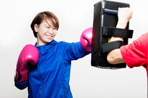 本日は久々にキックボクシングDAY