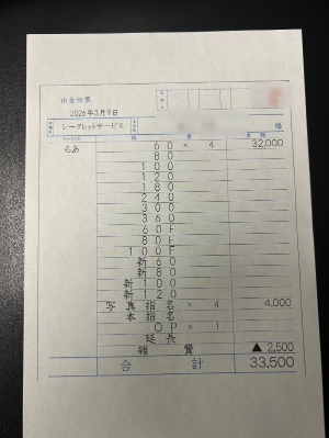 4時間半待機のお給料💰