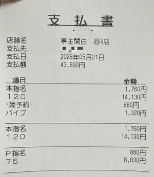 ✨30歳　10時〜16時出勤で￥43，690稼いじゃいました✨