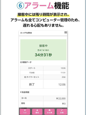 接客時間の管理ってどうしてるの？